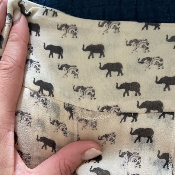 Club Monaco Elephant Print Skirt - Picture 3 of 4